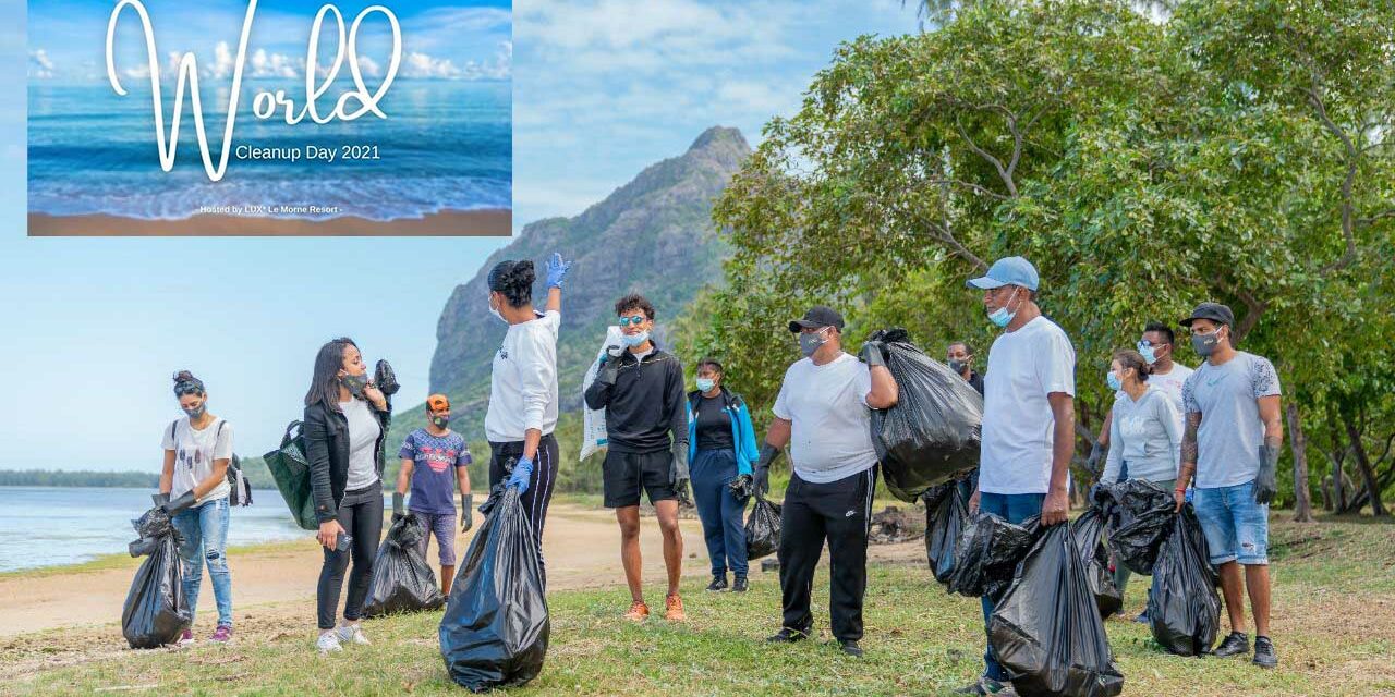 World Cleanup Day : l’enseigne LUX* s’engage avec Let’s Do It Mauritius