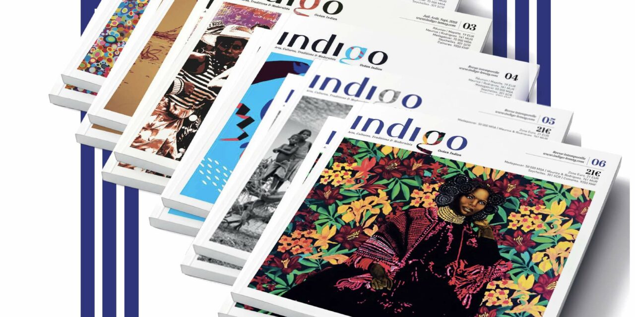 Indigo magazine distributed in Mauritius by the Journal des Archipels