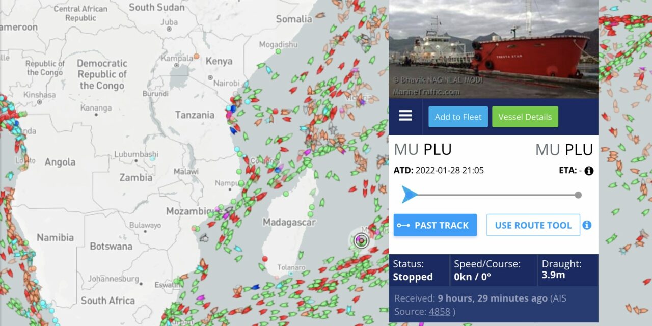 Un navire mauricien s’échoue à La Réunion