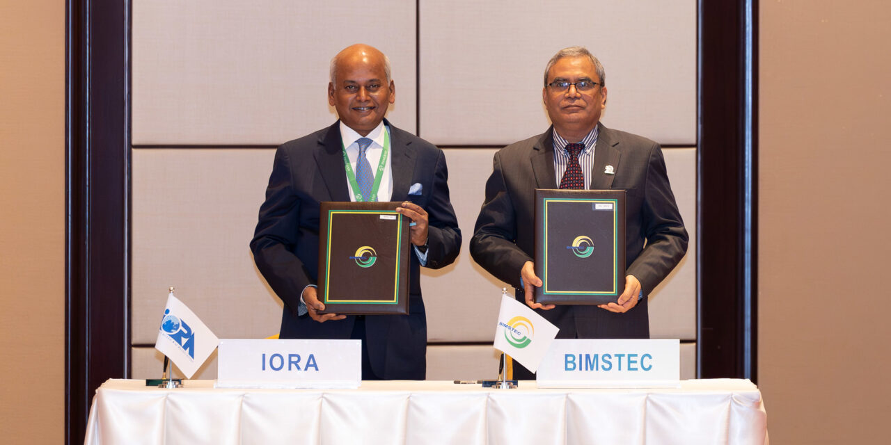 L’IORA et la BIMSTEC signent une convention d’entente