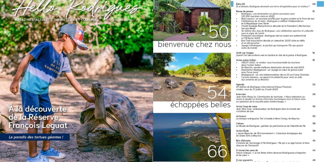 Sortie de la 7e édition du magazine Hello Rodrigues