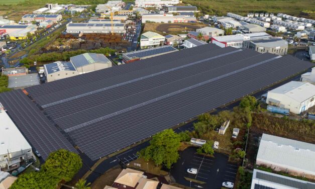 TotalEnergies installe 9 600 panneaux photovoltaïques au Marché de Gros de Saint Pierre (974)