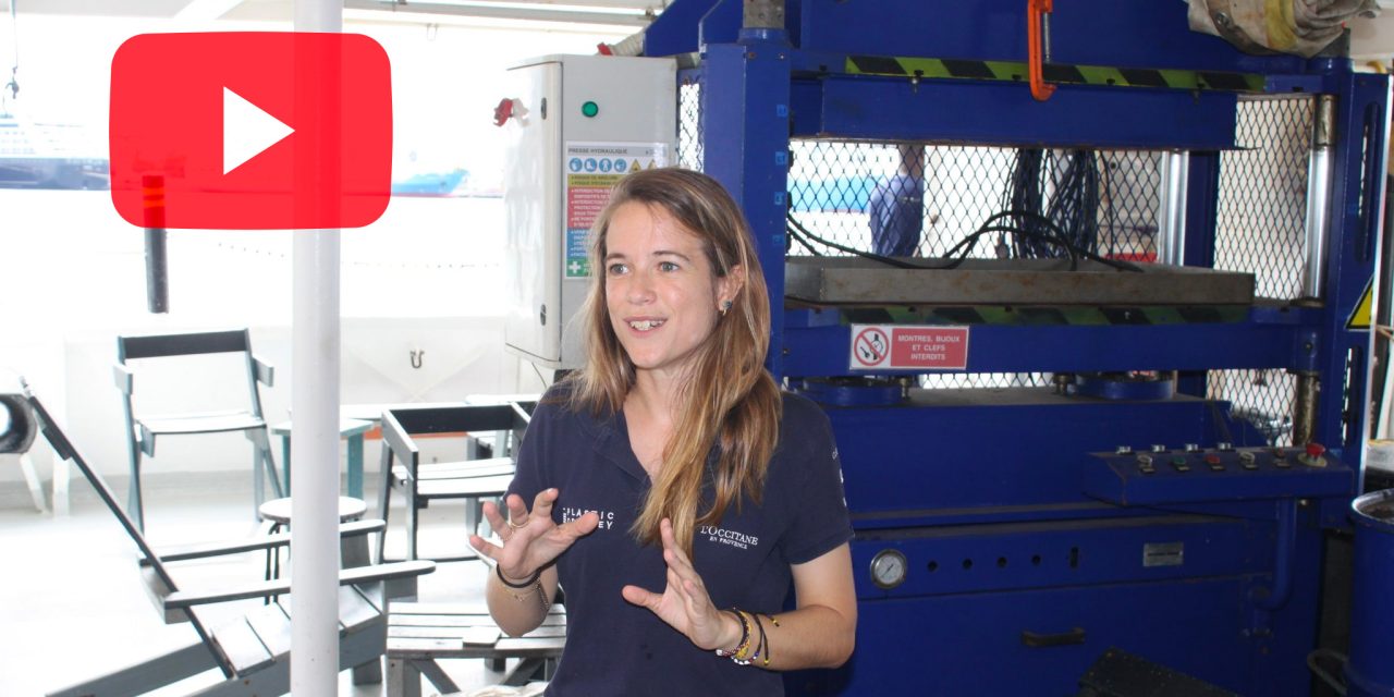 Morgane Kerdoncuff, responsable des escales chez Plastic Odyssey, se confie