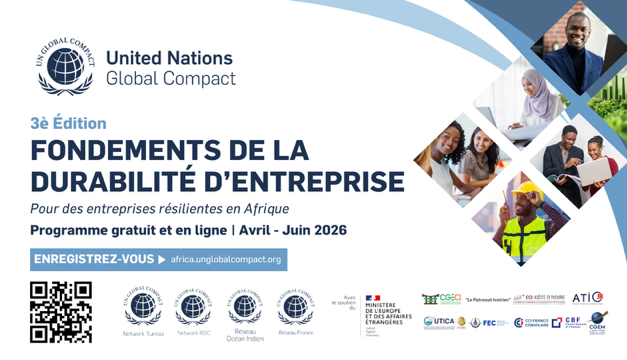 Une formation gratuite sur la durabilité d’entreprise par les Nations Unies